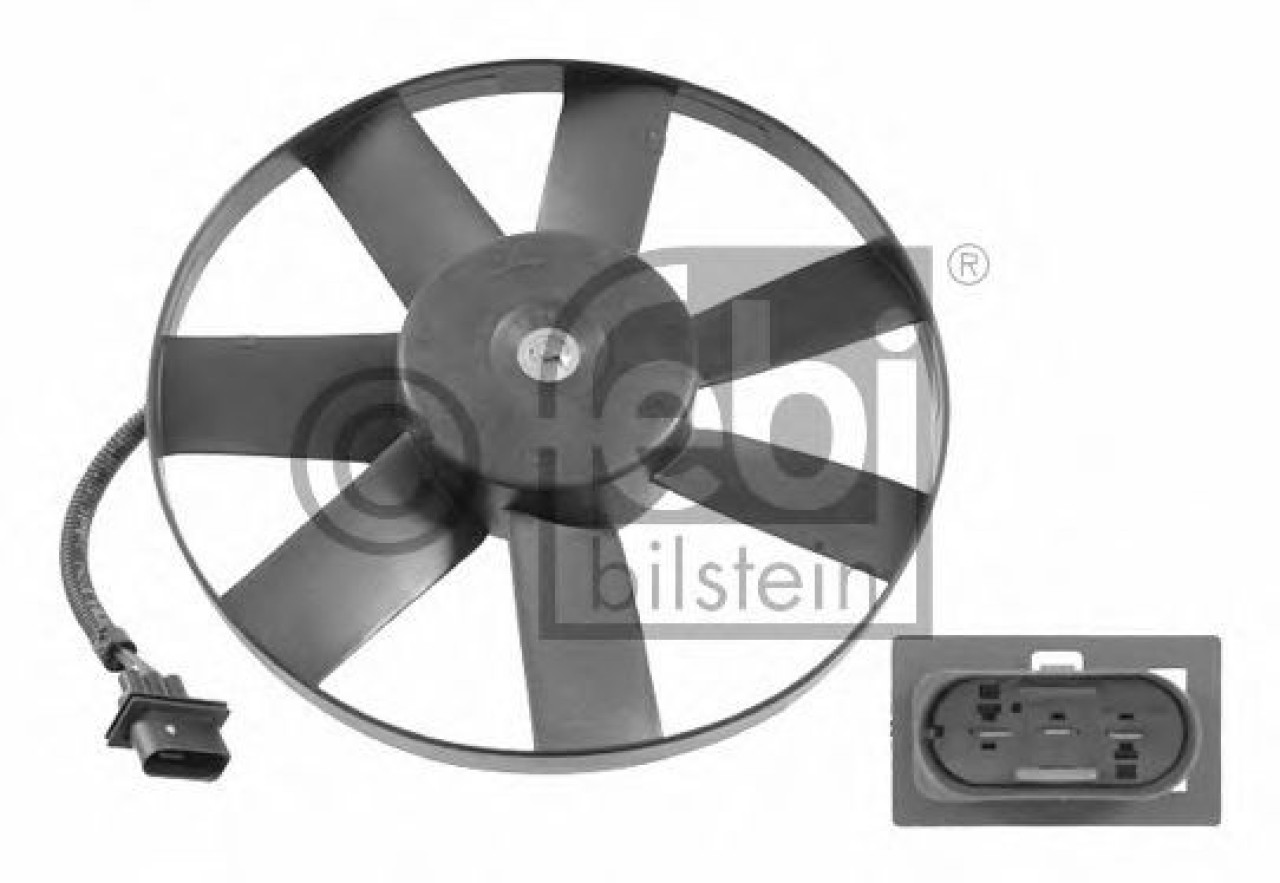 Ventilator, radiator SEAT LEON (1M1) (1999 - 2006) FEBI BILSTEIN 14748 piesa NOUA