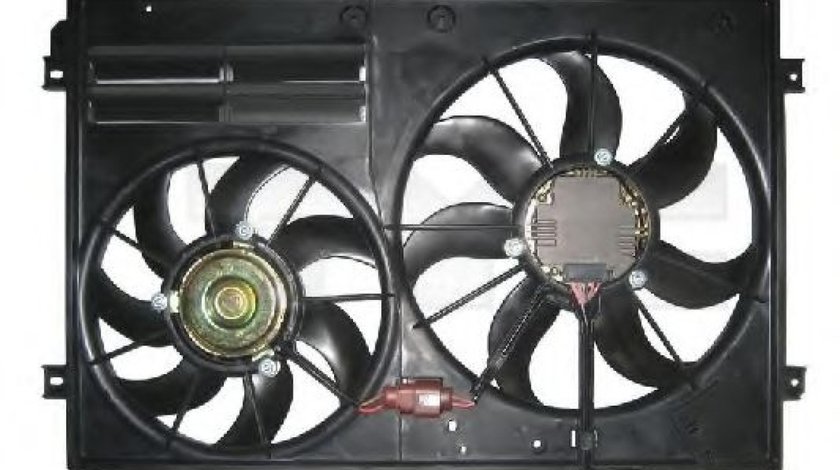 Ventilator, radiator SEAT TOLEDO III (5P2) (2004 - 2009) TYC 837-0026 piesa NOUA