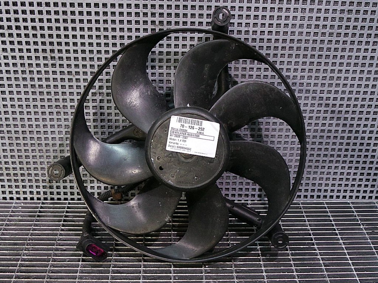 VENTILATOR RADIATOR SKODA FABIA 1.4 TDI - (2000 2007)