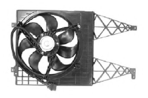 Ventilator, radiator SKODA FABIA I (6Y2) (1999 - 2008) NRF 47056 piesa NOUA