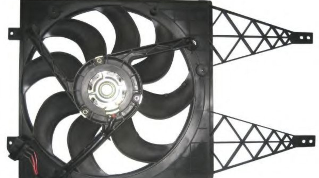 Ventilator, radiator SKODA FABIA II (2006 - 2014) NRF 47411 piesa NOUA