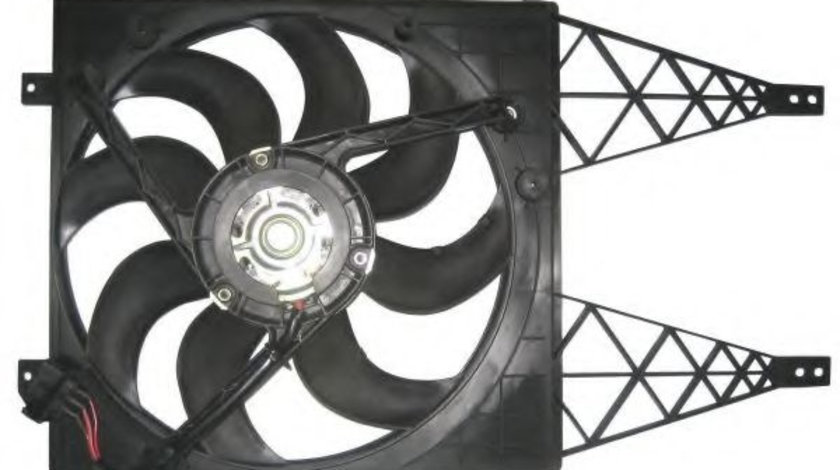 Ventilator, radiator SKODA FABIA II Combi (2007 - 2014) NRF 47374 piesa NOUA