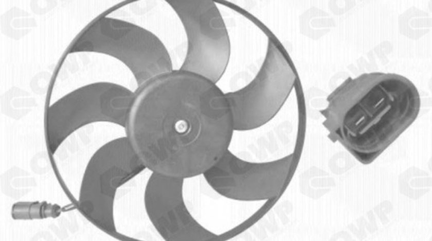 Ventilator, radiator SKODA OCTAVIA III Combi (5E5) (2012 - 2016) QWP WEV108 piesa NOUA