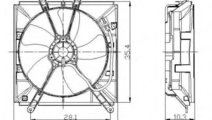 Ventilator, radiator TOYOTA CELICA (ST20_, AT20_) ...