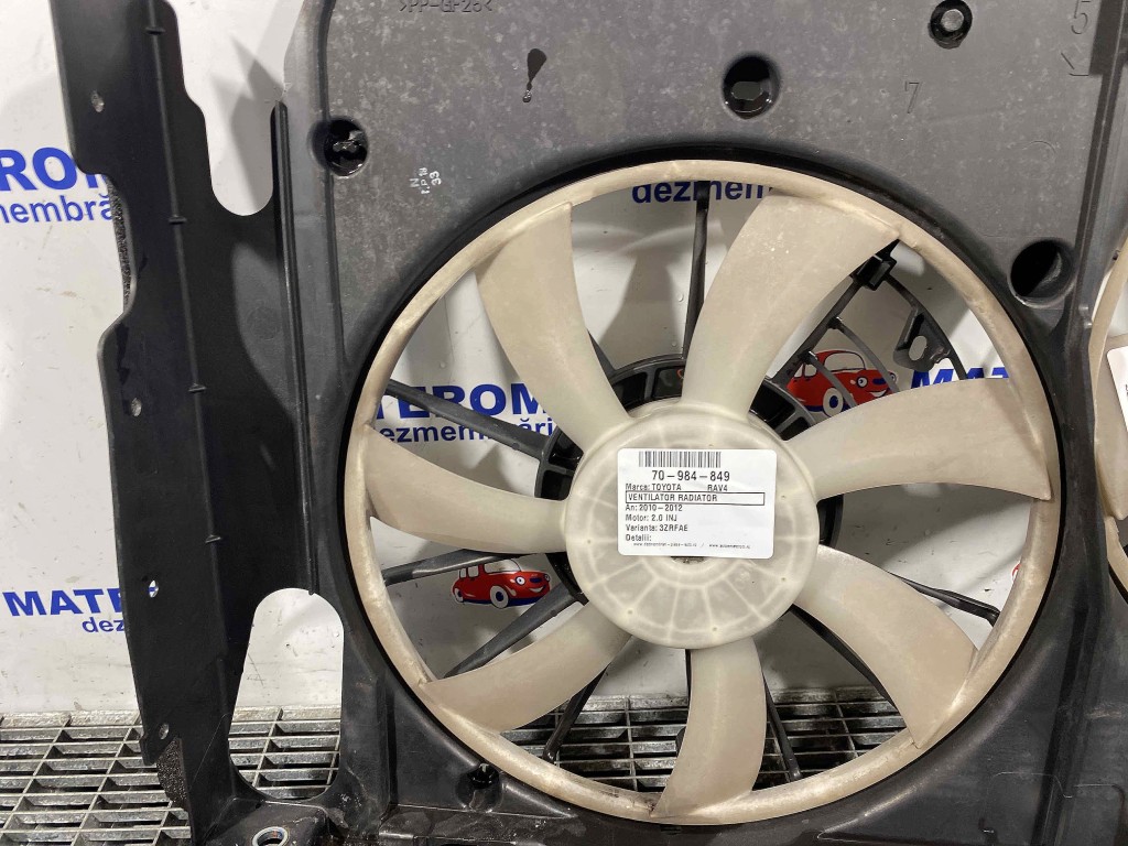 VENTILATOR RADIATOR TOYOTA RAV4 2.0 INJ - (2010 2012)