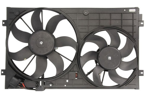 Ventilator Radiator Van Wezel Skoda Superb 2 3T 2008-2015 5894748