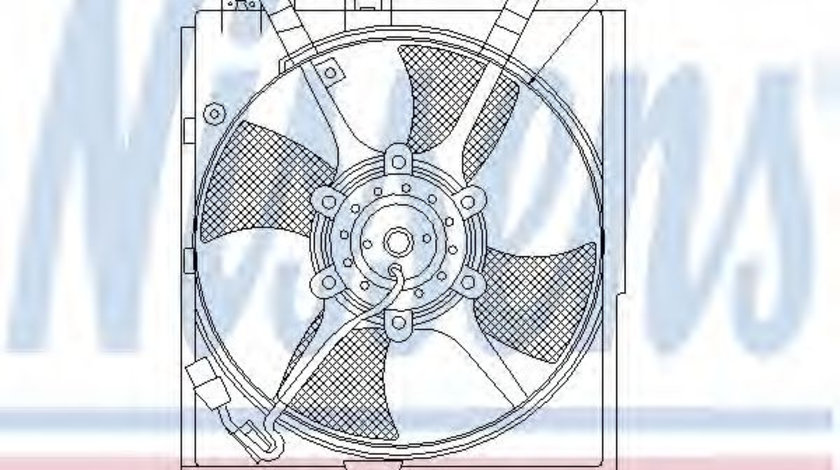 Ventilator, radiator VOLVO V40 Combi (VW) (1995 - 2004) NISSENS 85298 piesa NOUA