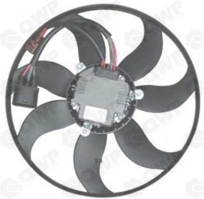 Ventilator, radiator VW EOS (1F7, 1F8) (2006 - 2016) QWP WEV118 piesa NOUA
