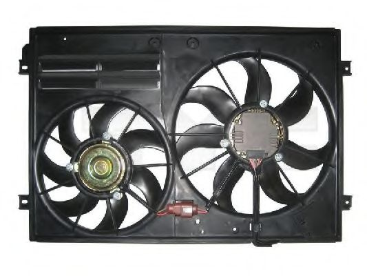 Ventilator, radiator VW EOS (1F7, 1F8) (2006 - 2016) TYC 837-0028 piesa NOUA