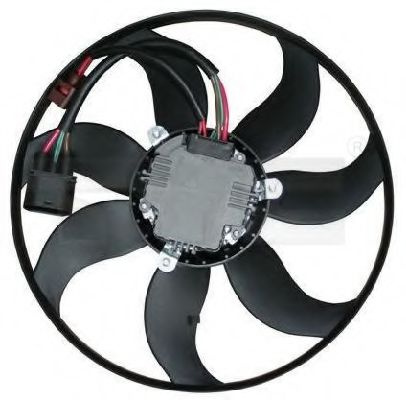Ventilator, radiator VW EOS (1F7, 1F8) (2006 - 2016) TYC 837-0029 piesa NOUA