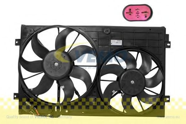 Ventilator, radiator VW EOS (1F7, 1F8) (2006 - 2016) VEMO V15-01-1869 piesa NOUA