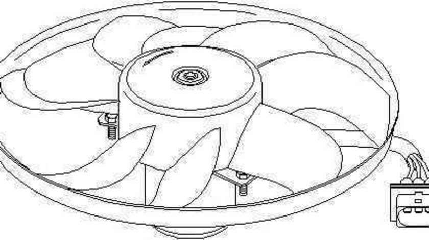 Ventilator radiator VW GOLF IV 1J1 TOPRAN 107 704