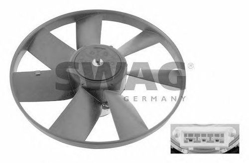 Ventilator, radiator VW GOLF IV Cabriolet (1E7) (1998 - 2002) SWAG 99 90 6993 piesa NOUA
