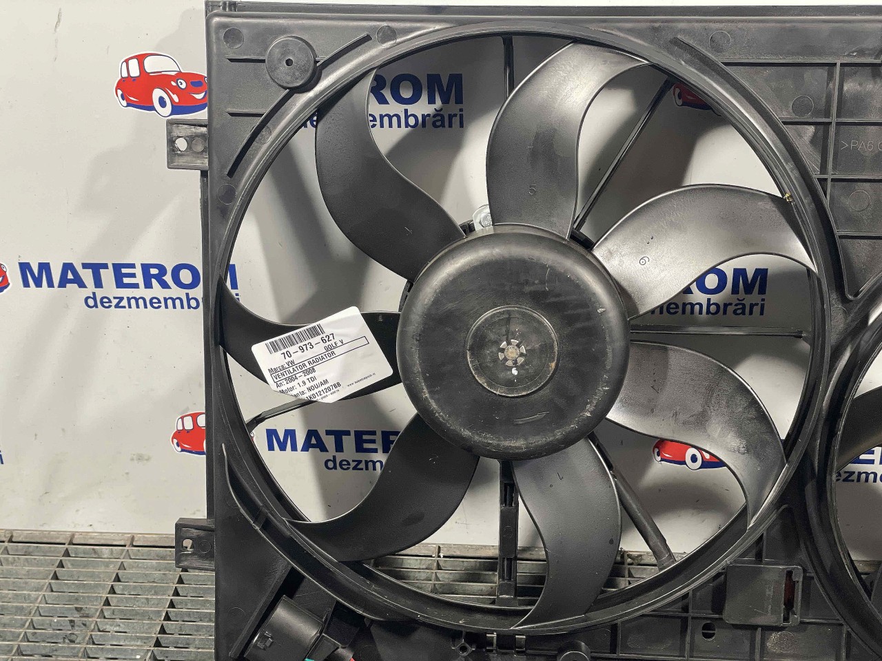 VENTILATOR RADIATOR VW GOLF V 1.9 TDI - (2004 2008)