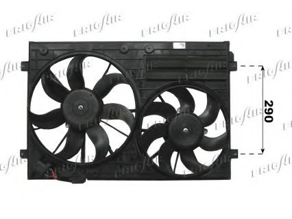 Ventilator, radiator VW GOLF V (1K1) (2003 - 2009) FRIGAIR 0510.2020 piesa NOUA