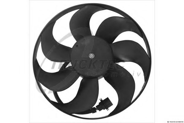 Ventilator, radiator VW NEW BEETLE (9C1, 1C1) (1998 - 2010) TRUCKTEC AUTOMOTIVE 07.59.013 piesa NOUA