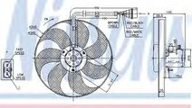 Ventilator, radiator VW PASSAT (3A2, 35I) (1988 - ...