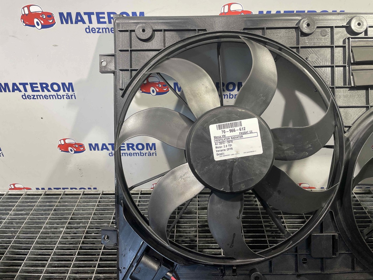 VENTILATOR RADIATOR VW PASSAT CC PASSAT CC 2.0 TDI - (2012 2016)