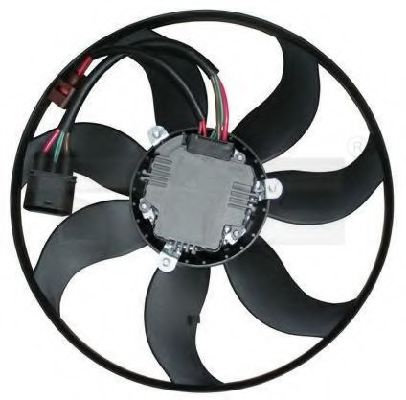 Ventilator, radiator VW PASSAT Variant (365) (2010 - 2014) TYC 837-0029 piesa NOUA