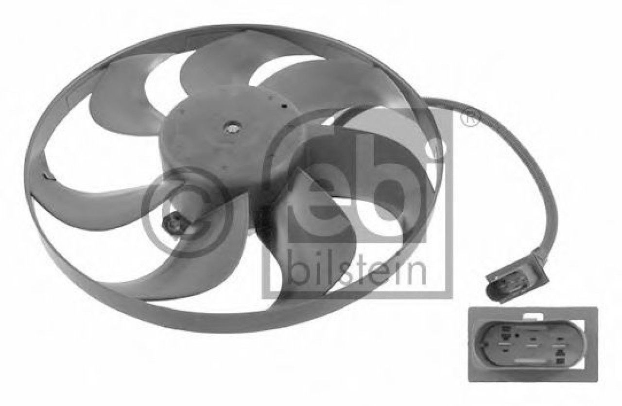 Ventilator, radiator VW POLO (9N) (2001 - 2012) FEBI BILSTEIN 22518 piesa NOUA