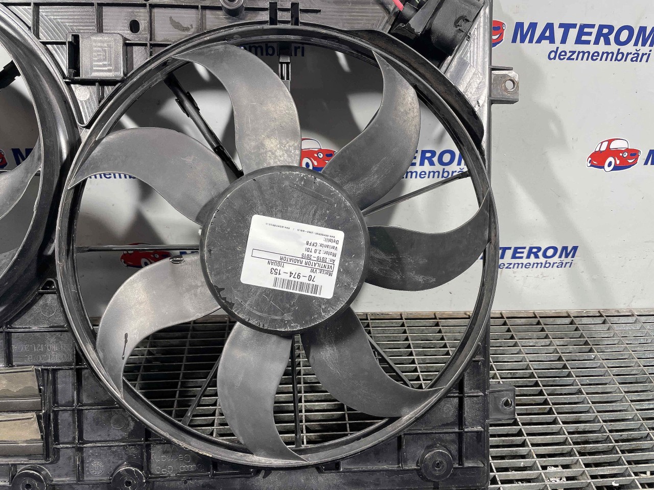 VENTILATOR RADIATOR VW TIGUAN 2.0 TDI - (2010 2015)