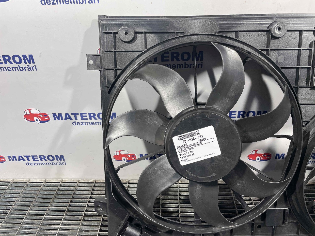 VENTILATOR RADIATOR VW TIGUAN 2.0 TDI - (2010 2015)