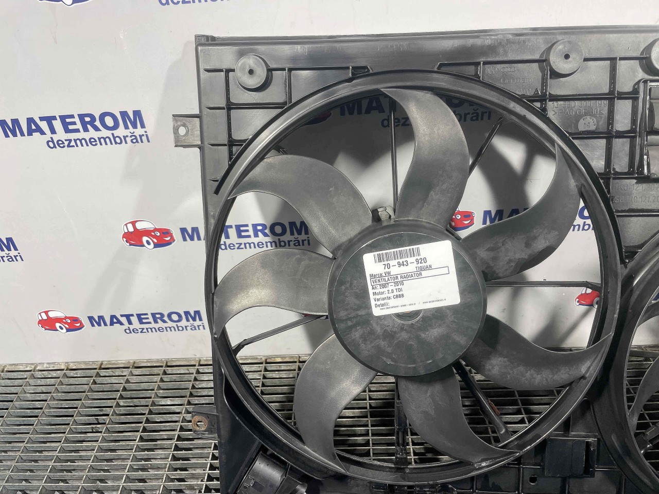 VENTILATOR RADIATOR VW TIGUAN TIGUAN 2.0 TDI - (2007 2010)