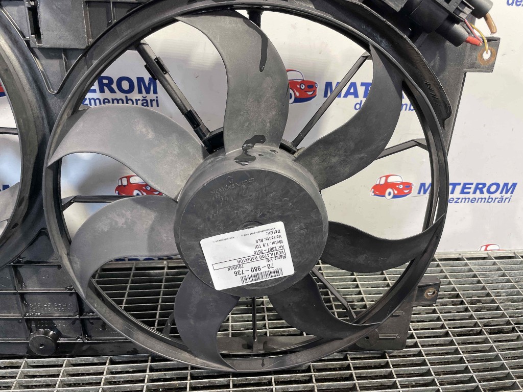 VENTILATOR RADIATOR VW TOURAN 1.9 TDI - (2007 2010)
