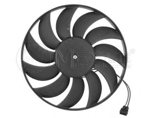 Ventilator, radiator VW TRANSPORTER IV bus (70XB, 70XC, 7DB, 7DW, 7DK) (1990 - 2003) MEYLE 100 236 0...