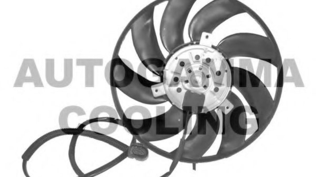 Ventilator, radiator VW TRANSPORTER V caroserie (7HA, 7HH, 7EA, 7EH) (2003 - 2016) AUTOGAMMA GA221011 piesa NOUA