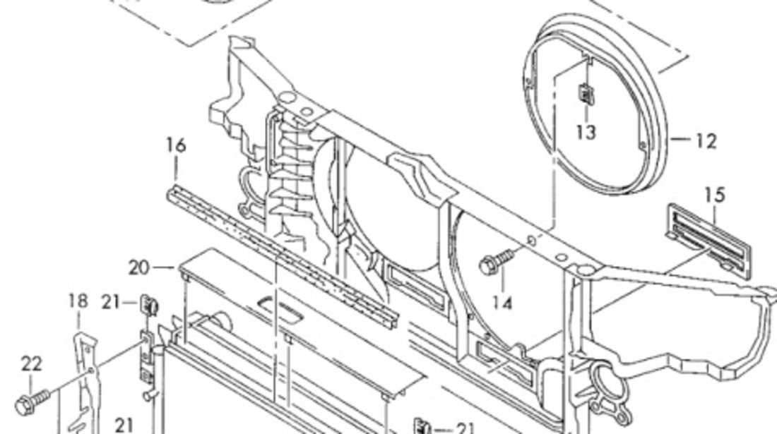 Ventilator vascocuplaj Audi A6 C5 059121301 OEM 059121301