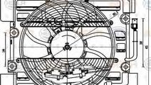 Ventilatoraer conditionat BMW 5 Touring E39 HELLA ...