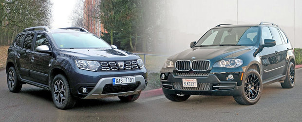 Versus de 15.000 de Euro: Dacia Duster noua vs. BMW X5 second-hand. Ce sa aleg?