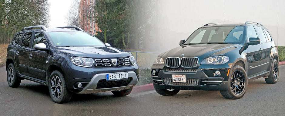 Versus de 15.000 de Euro: Dacia Duster noua vs. BMW X5 second-hand. Ce sa aleg?