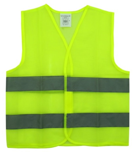 Vesta Reflectorizanta Pentru Copii, 52 x 42cm, Galben Fluorescent Carmotion 86901