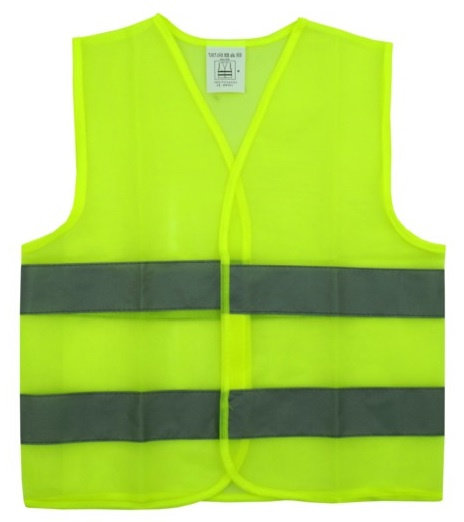 Vesta Reflectorizanta Pentru Copii, 52 x 42cm, Galben Fluorescent Carmotion 86901