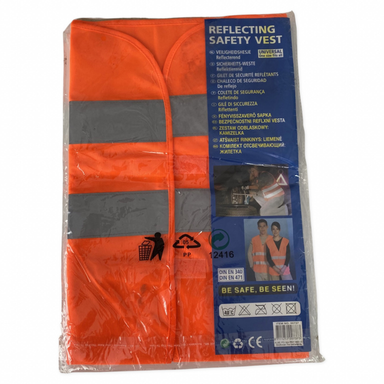 Vesta Reflectorizanta Reflecting Safery Vest Portocaliu Universal 00737