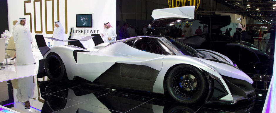 VEZI cum arata noul Devel Sixteen, supercarul arab de 5.000 CP si 560 km/h!