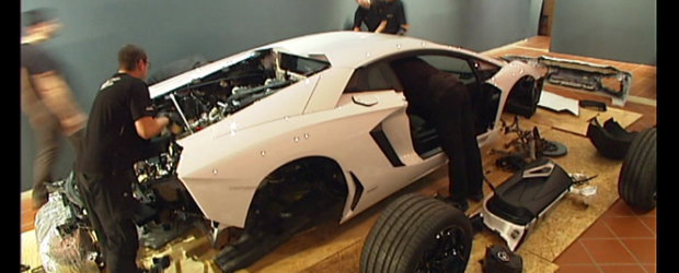 Vezi cum este construit noul Lamborghini Aventador, piesa cu piesa, etapa cu etapa!
