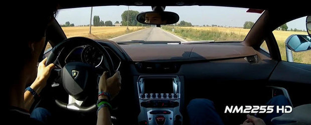VIDEO: 0 - 220 km/h la bordul unui Lamborghini Aventador!