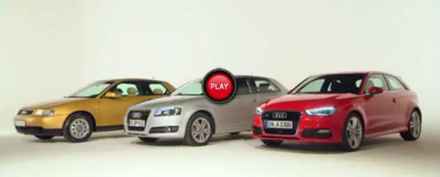 VIDEO: Audi ne prezinta evolutia modelului A3