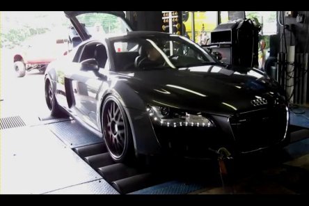 Video: Audi R8 Supercharged by PES, pus pe dyno