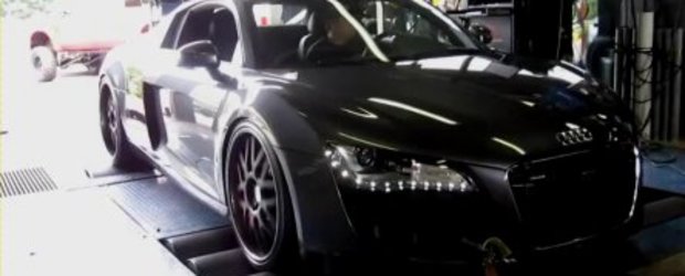 Video: Audi R8 Supercharged by PES, pus pe dyno