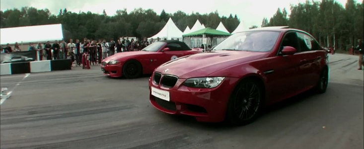 Video: BMW M3 Supercharged si BMW Z4 V10, fata in fata, pe pista de drag