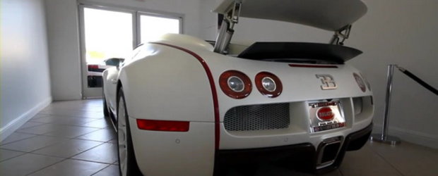 Video: Bugatti Veyron Grand Sport alb mat, excentric prin definitie!