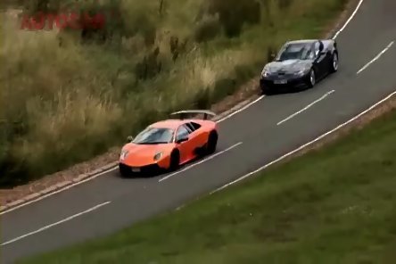 Video: Chevy Corvette ZR1 vs. Lambo Murcielago LP670 SV Video: Chevy Corvette ZR1 vs. Lambo Murcielago LP670 SV