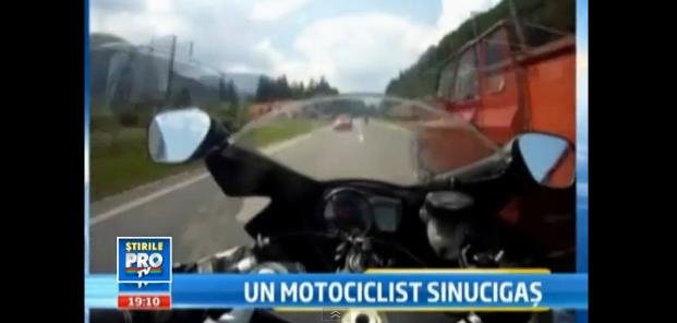 Video cu 209 km/h pe DN1: un motociclist priceput sau inconstient?