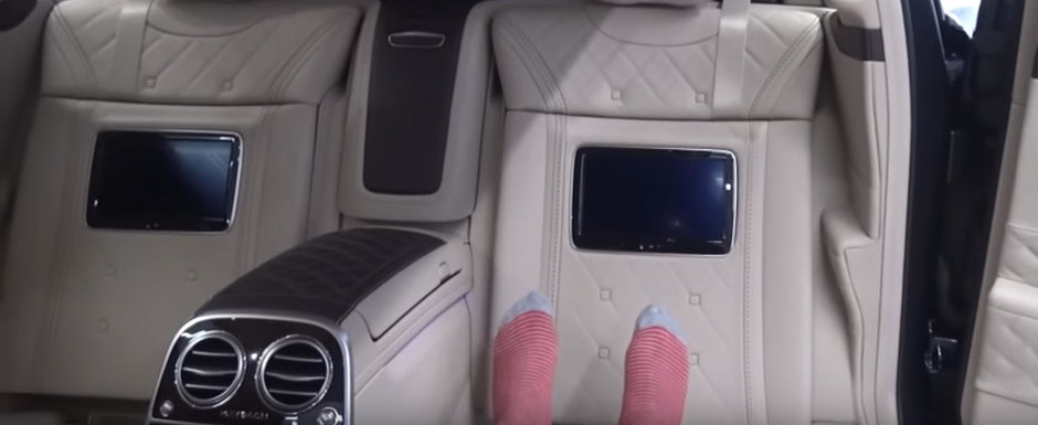 VIDEO cu S600 Maybach PULLMAN. Cea mai opulenta limuzina din lume, in care intri descaltat