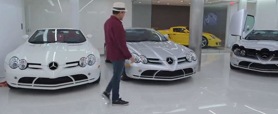 VIDEO: Cum a ajuns un colectionar din SUA sa aiba cinci Mercedes SLR McLaren in garaj