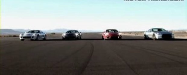 Video: Cursa de drag intre ZR1, 599, GT-R si GT2